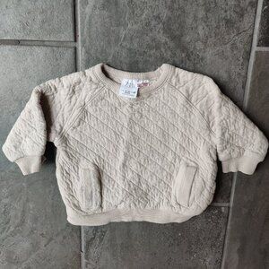 Zara Quilted Sweatshirt